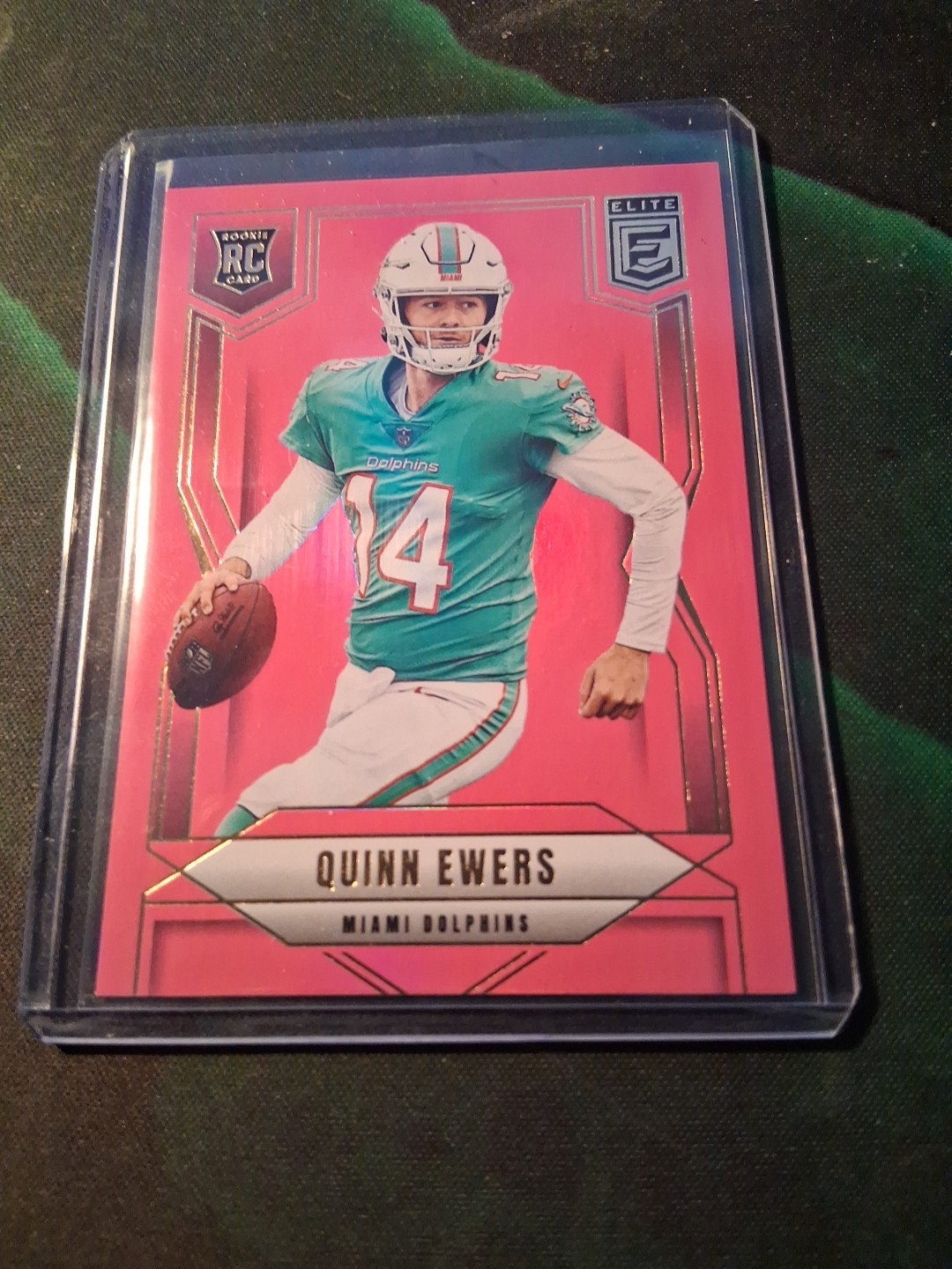 2025 Panini Donruss Elite - Rookies Quinn Ewers #116 Pink Ink (RC)