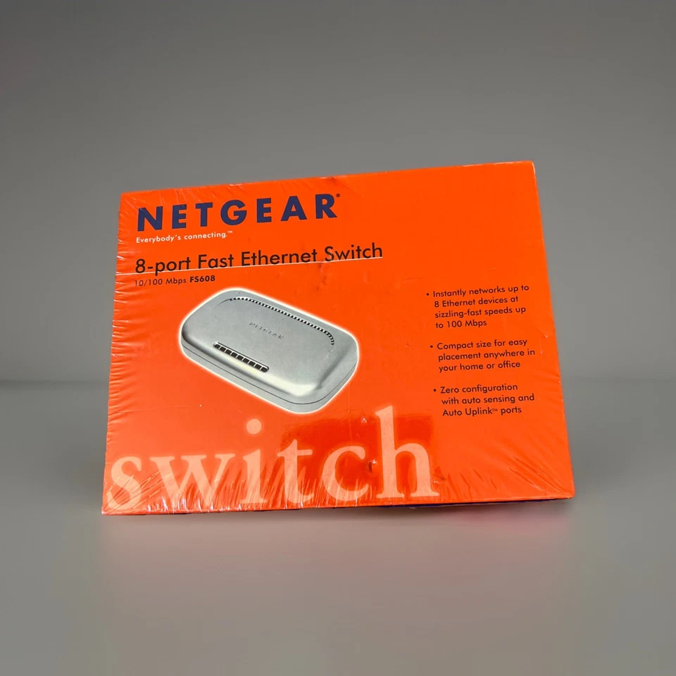 NetGear ProSafe (FS608NA) 8-Ports Rack-Mountable Ethernet Switch. Factory Seal - Image 2 of 4