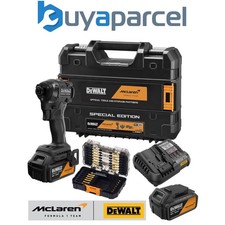 Dewalt DCF86MP2T McLaren F1 XR 18v Brushless Impact Driver 2x 5.0Ah + 22 Bit Set