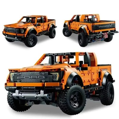 1379Pcs Technical 1:10 F-150 Raptor Off Road Car Building Blocks 42126 Pickup