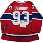 IVAN DEMIDOV Signed Montreal Canadiens Hockey Home Jersey w/COA