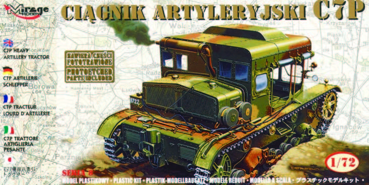 Mirage Hobby 72891 - 1:72 Heavy Artillery Tractor C7P With Photo Etched Parts