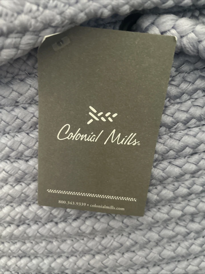 Colonial Mills 18 pulgadas x 18 pulgadas. x 30 pulgadas. Cesta de lana mezclada amatista con tapa Foto 4 de 4