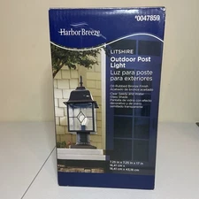 Harbor Breeze Litshire 17" inch Oil Rubbed Bronze Traditional Outdoor Post Light