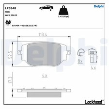 Plaquette de frein Fiat 133