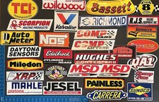 Lot 30 Racing Decals NASCAR NHRA Garage Automotive Toolbox Stickers Speed Shop