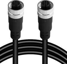 Molex M12 5 Pin Double Female Connector Cable Waterproof Sensor Extension Wire