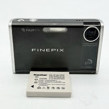 Vintage Fujifilm Finepix Z1 5.1MP Digital Camera Black Tested Works