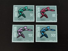 6572 - Malawi - 1972 - Mi 186 / 189 - Olympia München - MNH