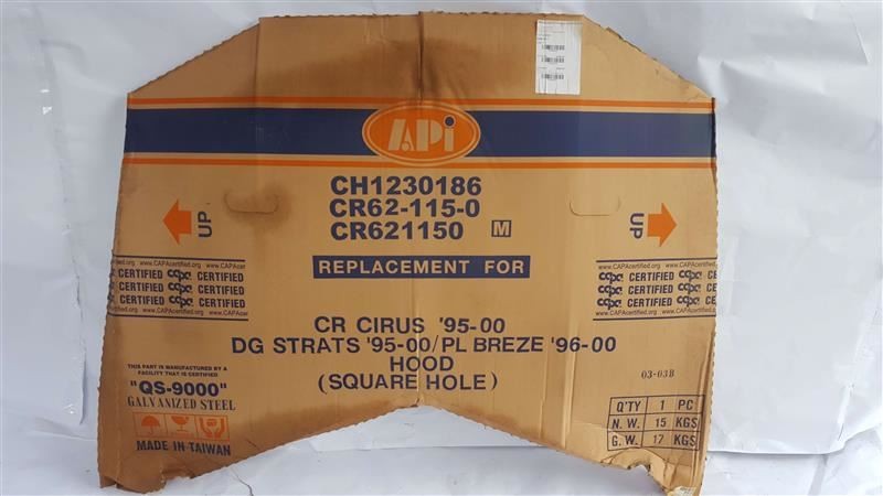 API Hood PN CR62-115-0 New Fits 95 96 97 98 99 00 Stratus