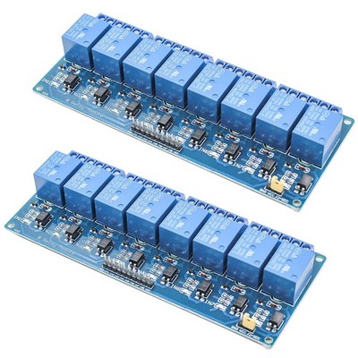 Onyehn 2pcs 8 Channel DC 5V Relay Module with Optocoupler for arduino UNO R3...