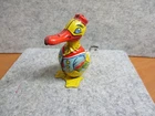VINTAGE 1940'S J. CHEIN TIN LITHO WIND-UP WALKING DUCK-WORKS!!!