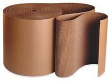 12 feet x 36 Single-face Corrugated B Flute Cardboard Roll.