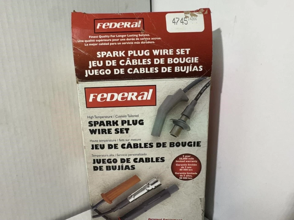 Federal 4745 Cables Bujía Mazda B2200 Pickup 2.2L 92-93 Foto 3 de 3