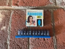 Sylvania Blue Dot Vintage Flashbulbs AG1B 11 Eleven New Unused Blue Bulbs