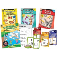 Teacher Created Resources Learning at Home Kindergarten Kit 5+ Books Flashcards