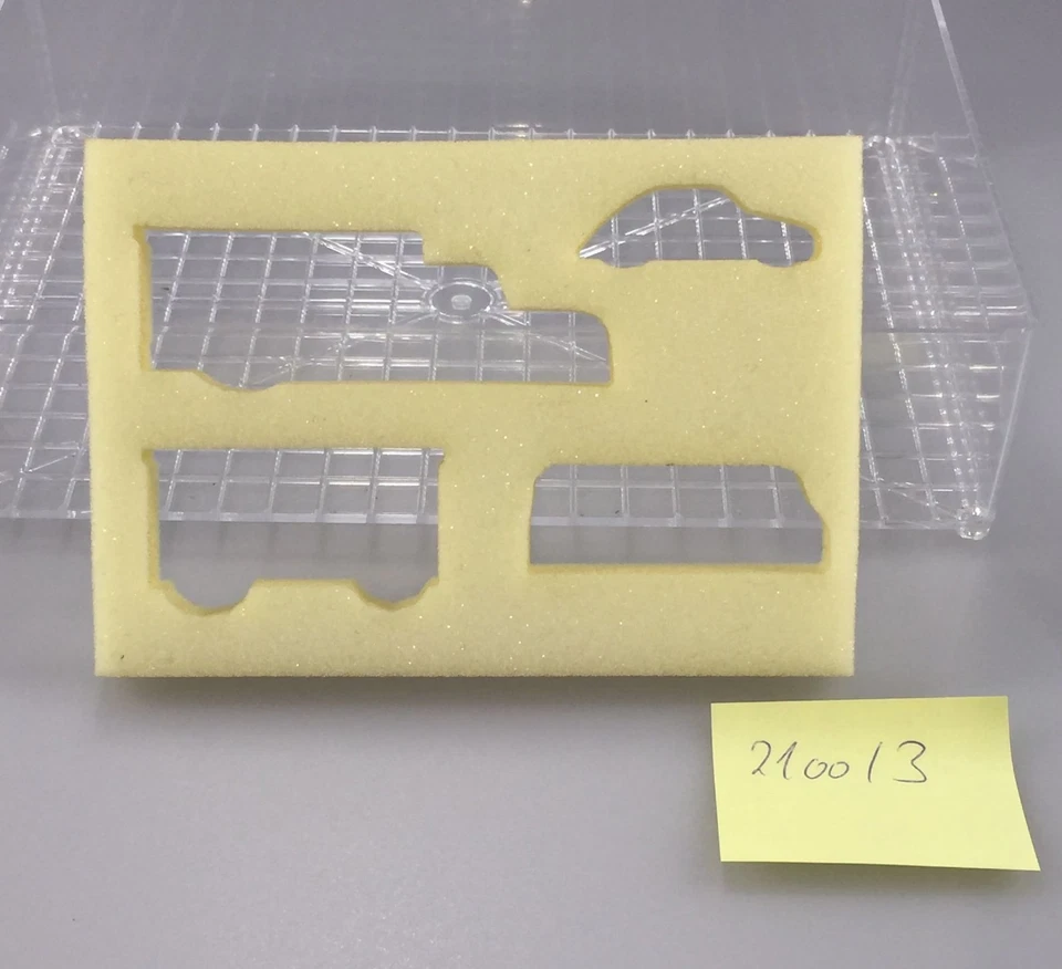 EIGENMARKE Schaumstoff Replika für Wiking Geschenkset Nr. 2100/3 #Nr.1187 Post,top