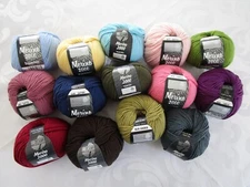 MERINO 2000 LANA GROSSA MERINO WOOL YARN, 50 GM, 175 YDS, MANY COLORS