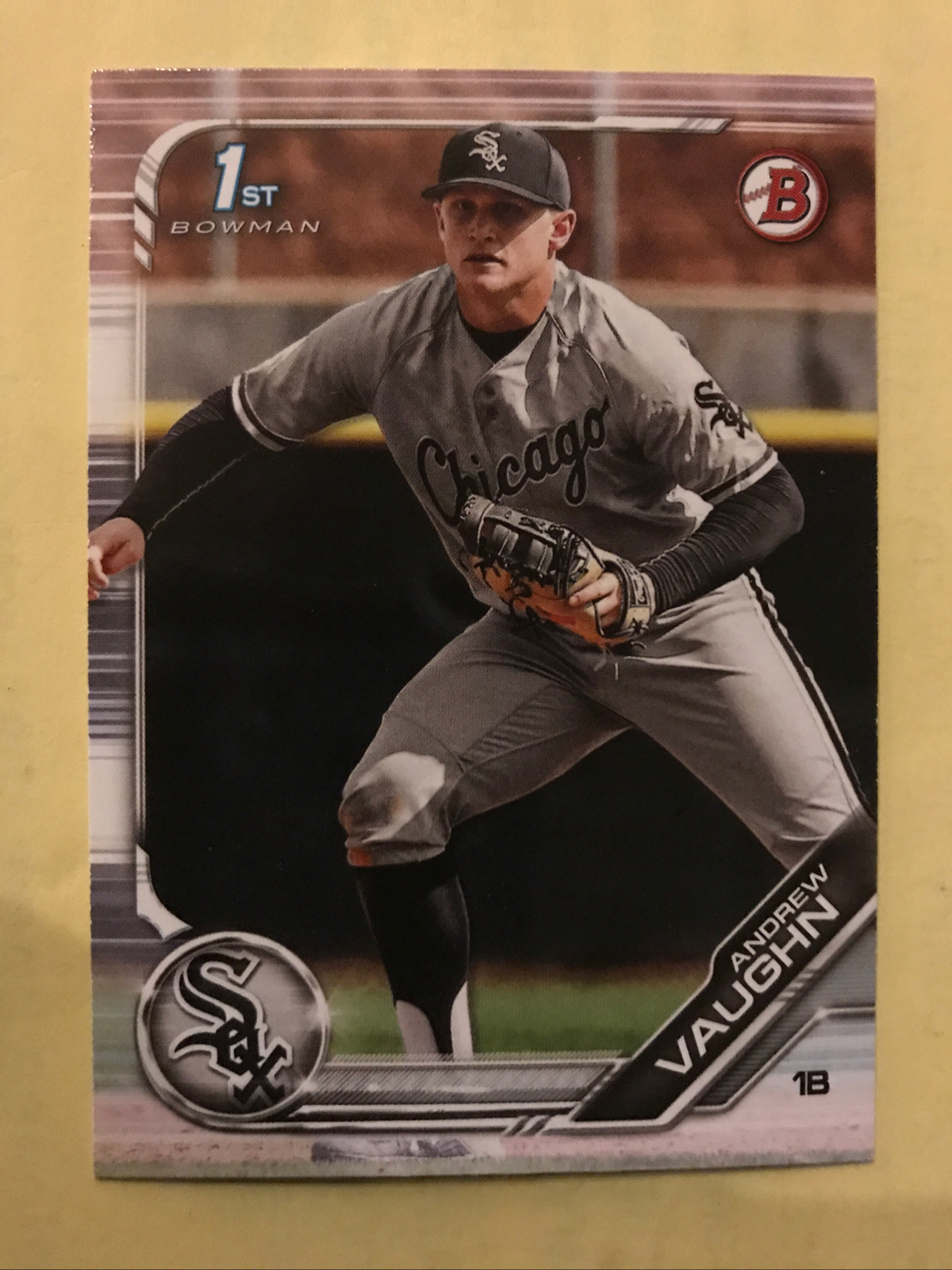 2019 Bowman Draft ANDREW VAUGHN 1st Bowman Card RC Milwaukee BREWERS #BD-100