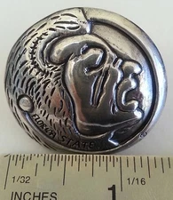 Set of 5 Pulls FSU Seminoles Silver NCAA DRAWER PULLS / CABINET KNOBS / Handles