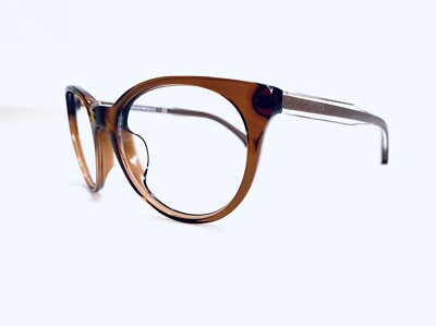New Emporio Armani Brown Clear Cats Eye Glasses EA4003F 5069  display picture 1