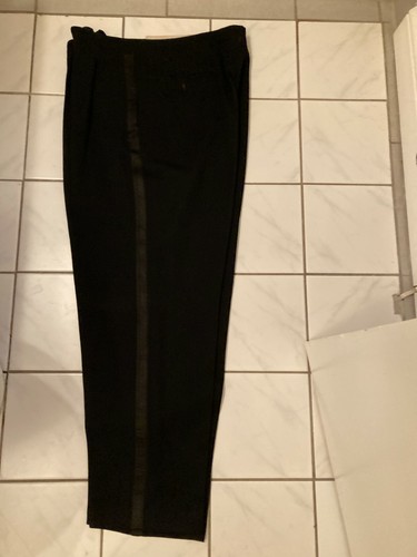 Vtg 1952 Tuxedo wedding mourning opera rockabilly trouser pants blazer suit - Picture 8 of 10