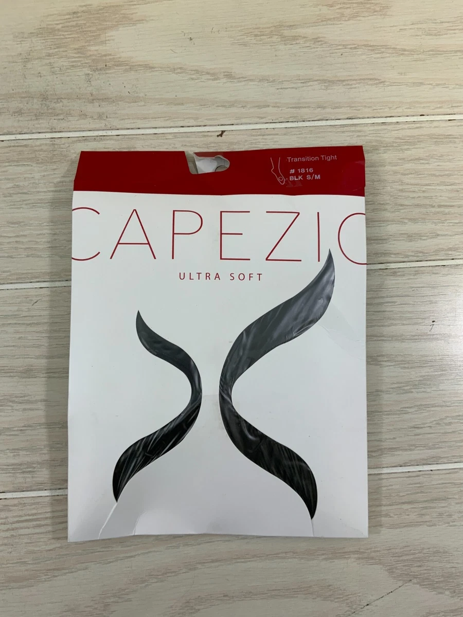 Capezio C22 Ultra Soft Transition Tights, Womens Size S/M, Black MSRP $17