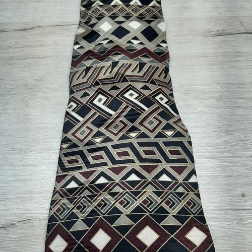 Zylos George Machado Tie Necktie Black 55" Silk Multicolor Made USA - Picture 3 of 13
