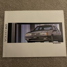 1991 VOLVO 460 1.7 GL GLE 460 TURBO, CLASSIC CAR SALES BROCHURE,COLLECTABLE BOOK