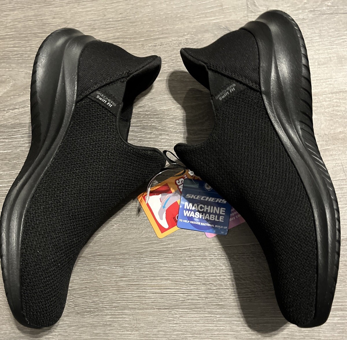 Skechers Hands Free Slip-ins® Swift Fit® Sneakers Shoes Black