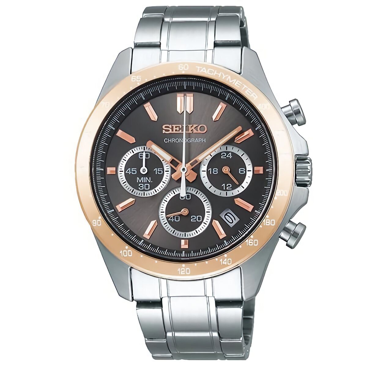 SEIKO SPIRIT SBTR026 Brown Dial Chronograph Stainless Steel SEIKO SPIRIT SBTR026 Brown Dial Chronograph Stainless Steel