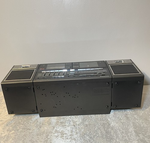80s Vintage Panasonic RX-C66 Double Cassette Radio Boombox Rare Japan READ DSCRI - Picture 10 of 17