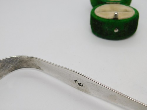 Georgian Sterling Silver Bright Cut Serving Spoon Antique c1790 London - Picture 5 of 5