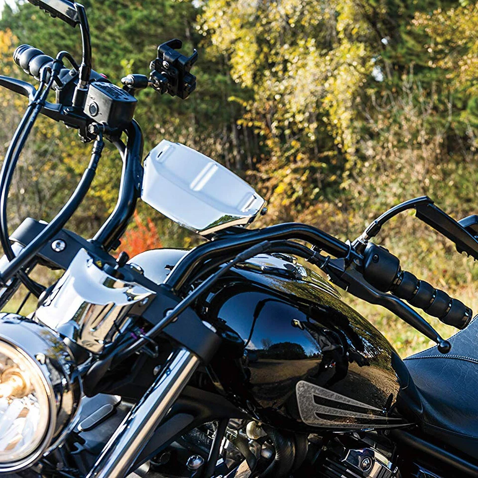 1"For Harley Davidson Softail Fatboy FatBob Handlebar Grips Throttle Boss Black - Image 3 of 4