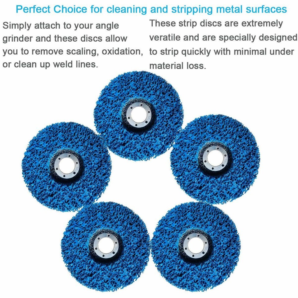 Poly Strip Disc 5PCS 4-1/2