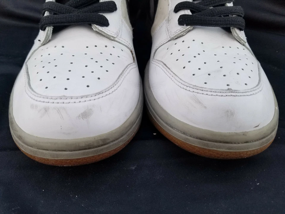 🔥Mejor🔥 2008 Nike Dunk High Premium Blanco Negro Gris SB Goma 317982-101 Talla 9.5 Foto 3 de 4