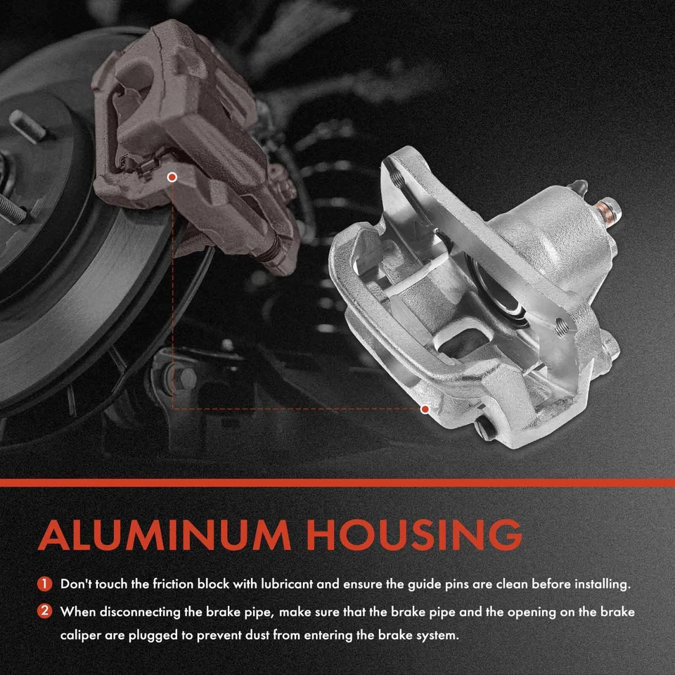 Pinza de freno trasera y pastillas de freno para Toyota Tundra 2007-2015 Sequoia 2008-2015 Foto 4 de 4