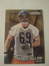 2014 JARED ALLEN PANINI PRIZM NFL CARD #113 CHICAGO BEARS KANSAS CITY CHIEFS KC