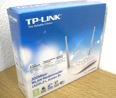 TP-Link TD-W8961NB ADSL2+ Annex B Router WLAN-Modemrouter 300Mbps Neu OVP