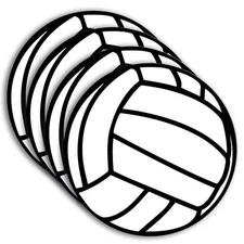 Magnet Me Up Soccer Sports Magnet Decal, 5 Inch Round, 4 Pack, Goal Getter