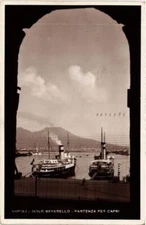 CPA Napoli Molo Beverello, Partenza per Capri . ITALY (546205)