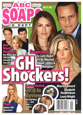ABC Soaps In Depth Magazine Dec. 17 2018 Year In Review Elizabeth Hendrickson