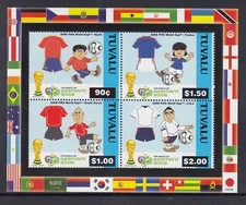 Tuvalu 2006 $5.40 FIFA World Cup Soccer Football, Miniature Sheet, MUH