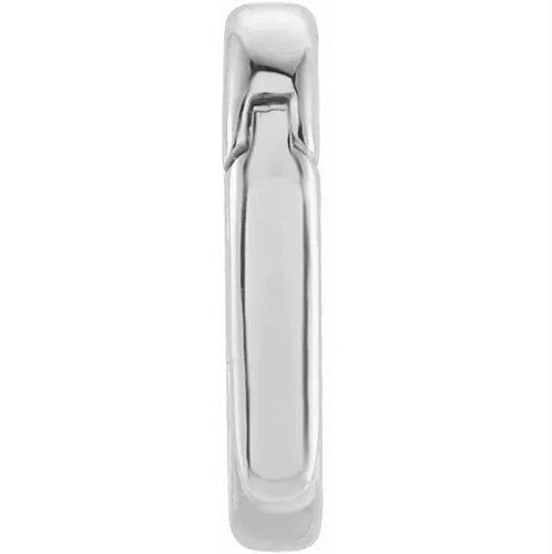 9mm x 6mm OD 14k Oro Blanco Dije Perla Potenciador Fianza Colgante Cierre Clip 15ga EE. UU. - Imagen 2 de 3