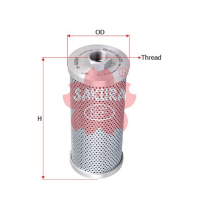 Sakura Hydraulic Filter Element H-88060 Cross Ref: RD451