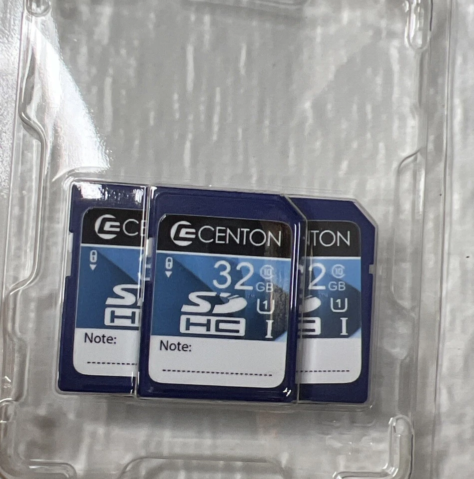 Centon 32GB SDHC Memory Card UHS1 3/Pack (S1-SDHU1-32G-5-B) S1-SDHU1-32G-5B - Image 4 of 4