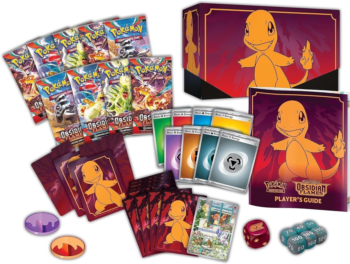 Pokémon: Scarlet & Violet 3: Obsidian Flames Elite Trainer Box - 9