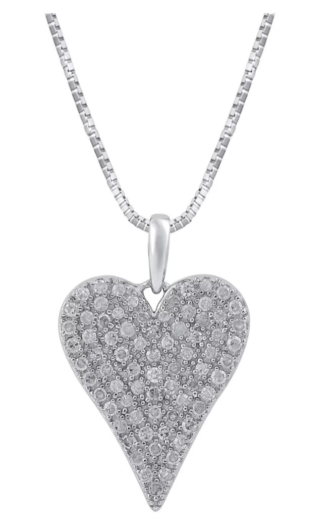Brilliance fine jewelry heart necklace deals