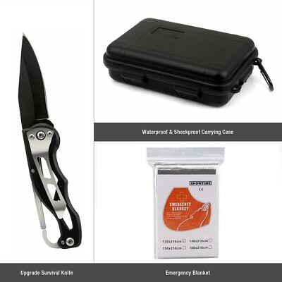 Kit De Survie EDC Pour Extérieur – Outils Tactiques De Camping Et étui SOS