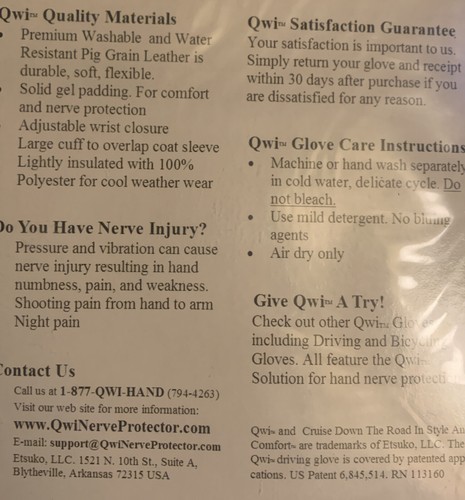 qwi motorcycle gloves